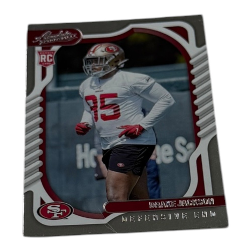2022 Panini Absolute Football Drake Jackson RC Rookie‎ Card 161 SF 49ers DE